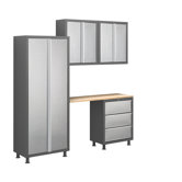 Bold Diamond Plate Series 5pc Cabinet Set