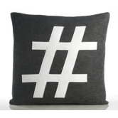 "#" Decorative Pillow