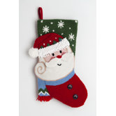Santa 3D Hooked Stocking