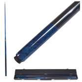 Marble Graphite Billiards Cue in Blue