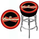 Budweiser Bowtie Bar Stool in Red / Black
