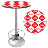 Checker Coca Cola Pub Table