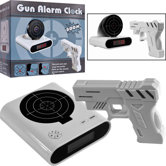 Gun and Target Recordable Alarm Clock