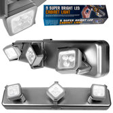 Three Head LED Under Cabinet Light (Set of 3)
