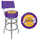 NBA Padded Swivel Back Bar Stool