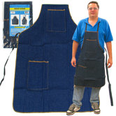 2 Pocket Heavy Duty Denim Shop Apron