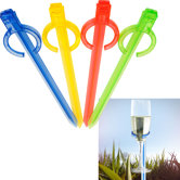 Picnic Wine Glass Holders (Set of 4)
