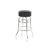High Grade Padded Bar Stool in Black