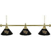 NCAA 3 Light Billiard Lamp