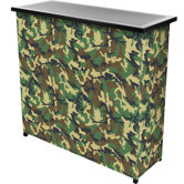 Hunt Camo 2 Shelf Portable Bar with Case