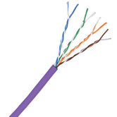 Cat 5e 350MHz Solid Cable in Purple