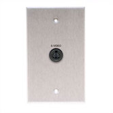 Wallplate with an S-Video Connector