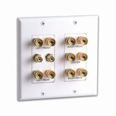 Home Theater 5.2 2 Gang Wall Plate