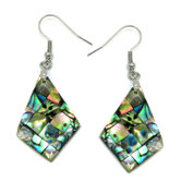 Abalone Shell Dangle Earrings