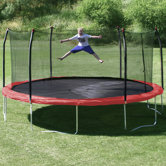 17' x15' Oval Trampoline with Safety Enclosure