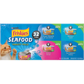 Seafood Wet Cat Food Variety Pack (5.5-oz can, case of 32)