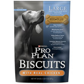Adult Biscuits and Large Breed Chicken Dog Treat (Case of 8)