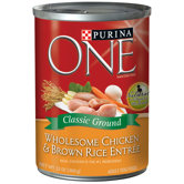 Wholesome Chicken / Brown Rice Wet Dog Food (13-oz, case of 12)