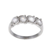 Cubic Zirconia Band Ring