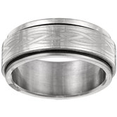 Celtic Tribal Spinner Band Ring