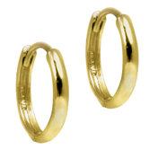 Rounded Mini-Hoop Earrings