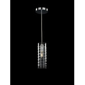 Piazza 1 Light Torro Pendant in Chrome
