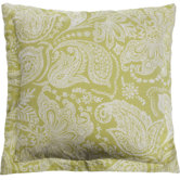 Persian Polyester Filled Cushion in Lime