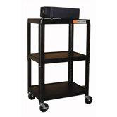 Adjustable Steel AV Cart