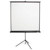 60" x 60" Projector Screen with Black Housing - 1:1 Format