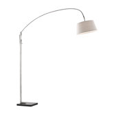 Alpha Floor Lamp with White Shade