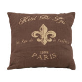 Paris Hotel Theme Pillow