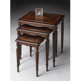Plantation Cherry 3 Piece Nesting Tables