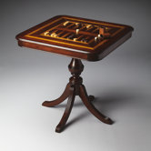 Plantation Game Table in Distressed Cherry