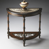 Metalworks Demilune Console Table