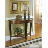 Connoisseur's Demilune Console Table
