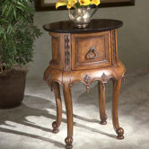 Connoisseur's Fossil Stone End Table