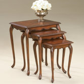 Plantation Cherry 3 Piece Nesting Tables