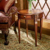 Plantation Cherry Circular End Table