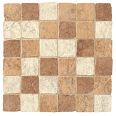 Copper Ridge 2" x 2" Multi Colored Mosaic