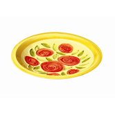 Yellow Roses Birdbath