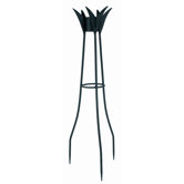 Spiked Gazing Globe Pedestal Stand