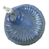 Lavender Shell Birdbath