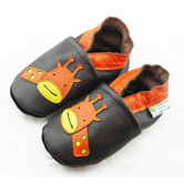 Giraffe Soft Sole Leather Baby Shoes