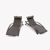 Delano Arc Lounger with Cushion (Set of 2)