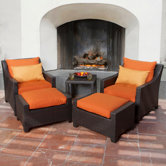 Tikka 5 Piece Deep Seating Group with Cushions