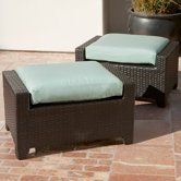 Bliss Club Ottoman with Cushion (Set of 2)