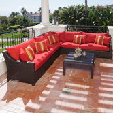 Cantina 6 Piece Deep Seating Group with Cushions
