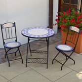 Villa Azul Decorative 3 Piece Bistro Set