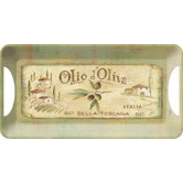 Sandwichtablett "Olio D'Oliva" aus Melamin