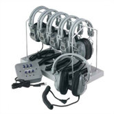 Listening Center with Headphone Rack and HA5 Headphones